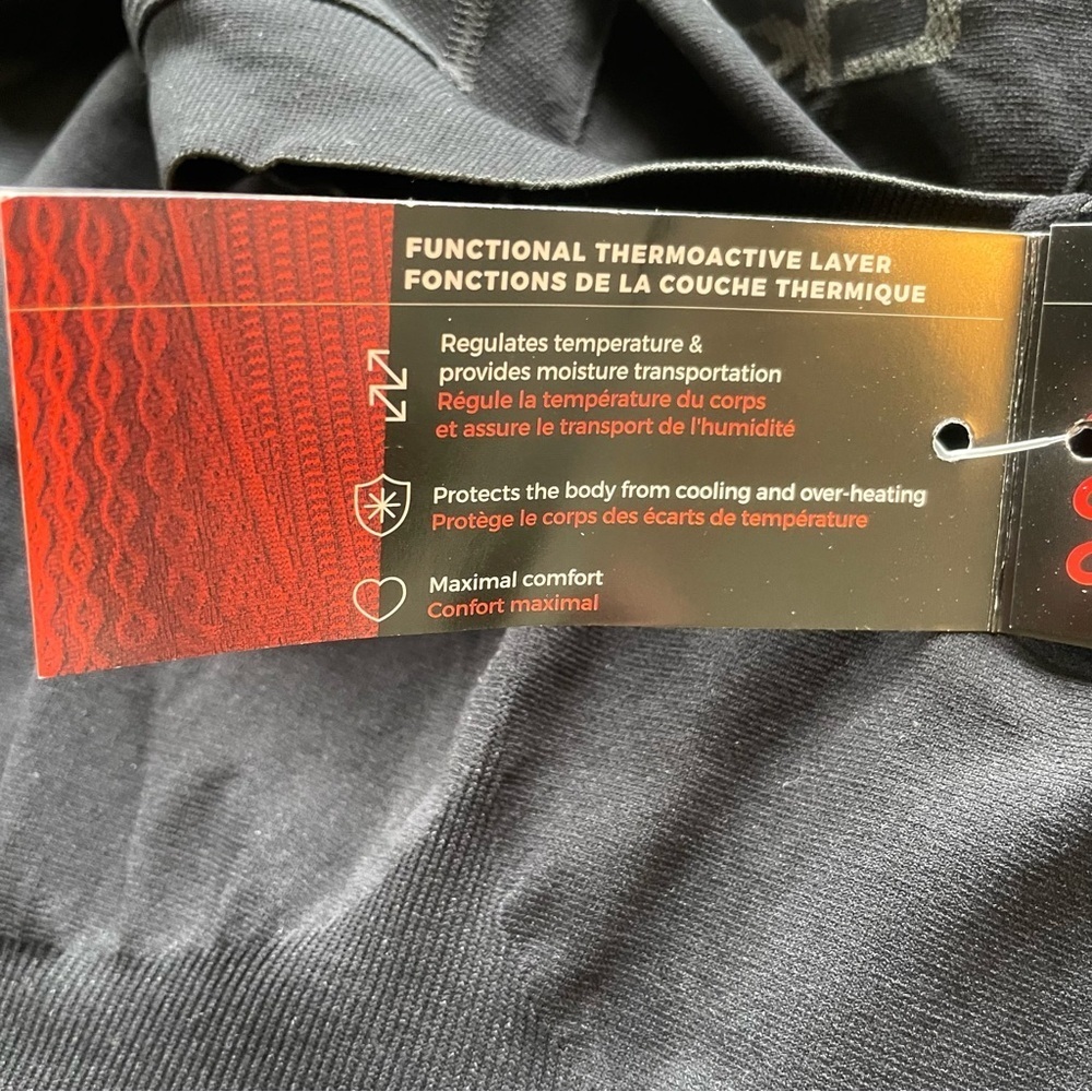 CKX Black Fitted Long Sleeve Thermal Top Base Layer - Picture 7 of 9
